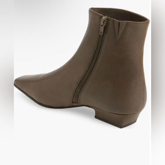 Jeffrey Campbell Brown Ichabod Square Toe Booties Size 8 - Picture 2 of 12